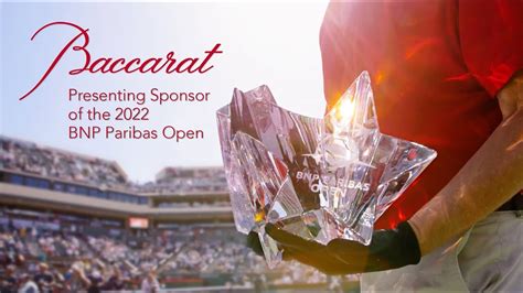Baccarat BNP Paribas Open 2022 Shooting Star Trophy .